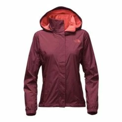 The North Face Resolve Jacket Women's -Winter Clothing Shop 2818 DEEP GARNET RED m
