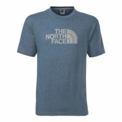 The North Face Short Sleeve Half Dome Tee Men's -Winter Clothing Shop 2841 SNRKLBLHTHRMNMNT GR m