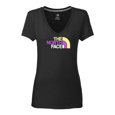 The North Face Short Sleeve Half Dome V-Neck Tee Women's 3 The North Face Short Sleeve Half Dome V-Neck Tee Women's