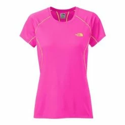 The North Face Short Sleeve Voltage Tee Women's 9 The North Face Short Sleeve Voltage Tee Women's -Winter Clothing Shop 2845 GLO PINK m