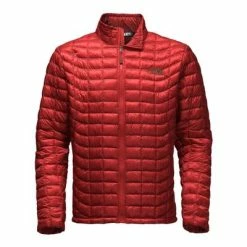 The North Face Thermoball Full Zip Jacket Men's -Winter Clothing Shop 6789 CARDINAL RED m