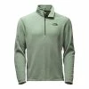 The North Face TKA 100 Glacier 1/4 Zip Fleece Men's -Winter Clothing Shop 7278 DUCK GREEN HEATHER m