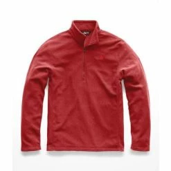 The North Face TKA 100 Glacier 1/4 Zip Fleece Men's -Winter Clothing Shop 7278 RAGEREDRAGERED m