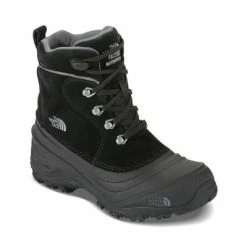 The North Face Chilkat Lace II Winter Boots Kids' -Winter Clothing Shop 7481 TNF BLKZINC GRY m