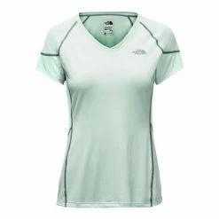 The North Face Reactor V-Neck S/S Women's -Winter Clothing Shop 7520 SBTL GN HTHRSBTL GN m