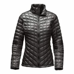 The North Face ThermoBall Full-Zip Jacket Women's -Winter Clothing Shop 7816 TNF BLACK m
