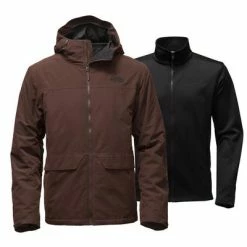 The North Face Canyonlands Triclimate Jacket Men's -Winter Clothing Shop 7893 COFFEE BEAN BROWN m