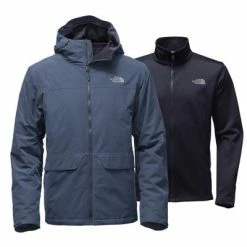 The North Face Canyonlands Triclimate Jacket Men's -Winter Clothing Shop 7893 SHADY BLUE m