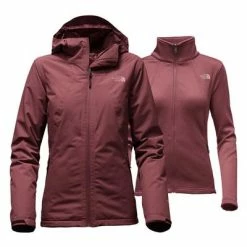 The North Face Highanddry Triclimate Jacket Women's -Winter Clothing Shop 7894 DEEP GARNET RED m
