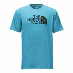 The North Face Short Sleeve Half Dome Tee Men's -Winter Clothing Shop 7924 BLU MN HTHRASPH GRY m