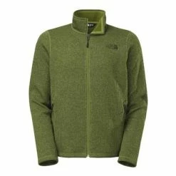 The North Face Krestwood Full Zip Sweater Men's -Winter Clothing Shop 8105 GRIP GREEN HEATH m