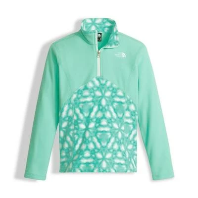 The North Face Glacier 1/4 Zip Fleece Girls' 3 The North Face Glacier 1/4 Zip Fleece Girls'