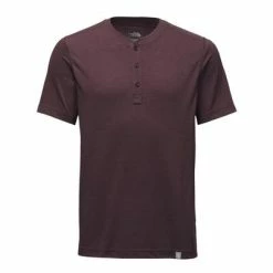 The North Face Short-Sleeve Crag Henley Men's 9 The North Face Short-Sleeve Crag Henley Men's -Winter Clothing Shop 8153 ROOT BROWN HEATHER m