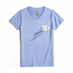 The North Face Short-Sleeve Reaxion Tee Girls' -Winter Clothing Shop 8157 GRAPEMIST BLUE m