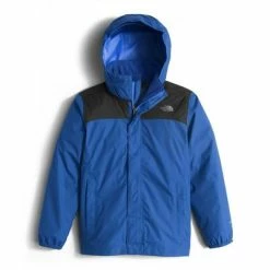 The North Face Reflective Resolve Jacket Boys' -Winter Clothing Shop 8180 JAKE BLUE m