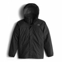 The North Face Reflective Resolve Jacket Boys' -Winter Clothing Shop 8180 TNF BLACK m