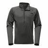The North Face Borod 1/4-Zip Fleece Men's -Winter Clothing Shop 8209 ASPHALT GREY m