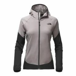 The North Face Nimble Hoodie Women's -Winter Clothing Shop 8287 METALLIC SLVRTNF BK m