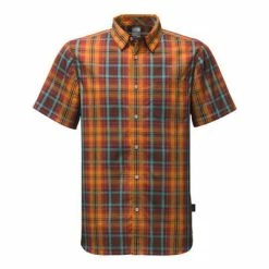 The North Face Short-Sleeve Passport Shirt Men's 10 The North Face Short-Sleeve Passport Shirt Men's -Winter Clothing Shop 8301 SEQUOIA RED PLAID m