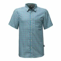 The North Face Short-Sleeve Passport Shirt Men's 11 The North Face Short-Sleeve Passport Shirt Men's -Winter Clothing Shop 8301 SHADY BLUE PLAID m