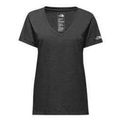 The North Face Short Sleeve Boyfriend Tri-Blend Tee Women's 9 The North Face Short Sleeve Boyfriend Tri-Blend Tee Women's -Winter Clothing Shop 8314 TNF DK GRY HTNF WHT m