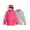 The North Face Stormy Rain Triclimate Jacket Girls' -Winter Clothing Shop 8446 HONEYSUCKLE PINK m