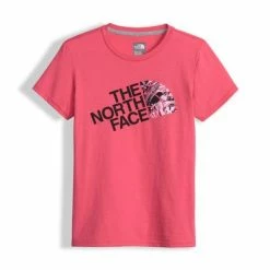 The North Face Short Sleeve Graphic Tee Girls' 7 The North Face Short Sleeve Graphic Tee Girls' -Winter Clothing Shop 8500 HONEYSUCKLE PINK m