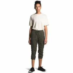 The North Face Aphrodite 2.0 Capris Women's -Winter Clothing Shop 89525 NEW TAUPE GREEN m