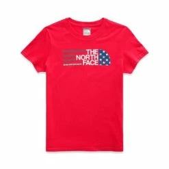 The North Face Short Sleeve Graphic Tee Girls' 5 The North Face Short Sleeve Graphic Tee Girls' -Winter Clothing Shop 89612 TNF RED m