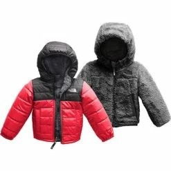 The North Face Reversible Mount Chimborazo Hoodie Toddler Boys' -Winter Clothing Shop 91272 TNF REDTNF BLK m