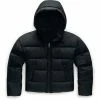 The North Face Moondoggy Down Jacket Girls' -Winter Clothing Shop 91375 TNF BLACK m