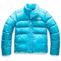 The North Face Andes Down Jacket Girls' 7 The North Face Andes Down Jacket Girls' -Winter Clothing Shop 91376 TURQUOISE BLUE m