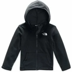 The North Face Glacier Full-Zip Hoodie Toddlers' -Winter Clothing Shop 91388 TNF BLACK m