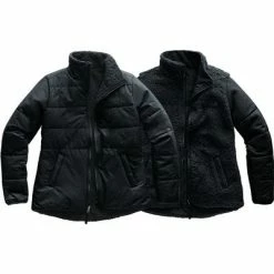 The North Face Merriewood Reversible Jacket Women's -Winter Clothing Shop 91447 TNF BLACK m