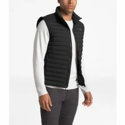 The North Face Stretch Down Vest Men's -Winter Clothing Shop 96593 TNF BLACK m