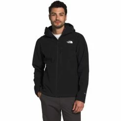 The North Face Apex Bionic Soft-Shell Hoodie Men's -Winter Clothing Shop 96683 TNF BLACK m